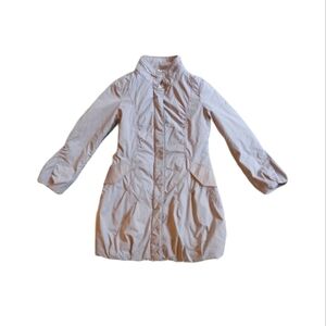 Chatelaine Periwinkle Quilted Trench Coat Large